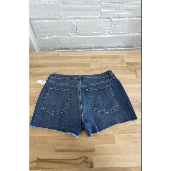 Old‎ Navy Blue High-Waisted OG Jean Shorts - Size 14 - Picture 7 of 7